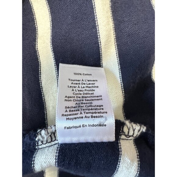 Talbots Navy & White Striped Zip-Up Jacket S - Picture 7 of 8